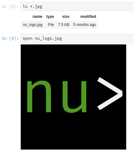 image of Nu in Jupyter notebook